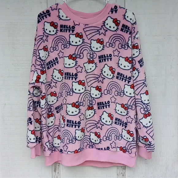 Sanrio Tops - Hello Kitty Plush Long Sleeve Top